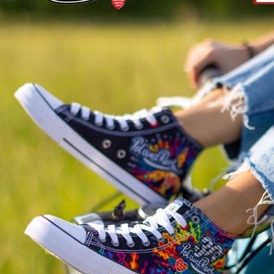 Dámské tenisky - 30. Pol 'and'Rock x Big Star OO274A700 - Předobjednávka černá 2