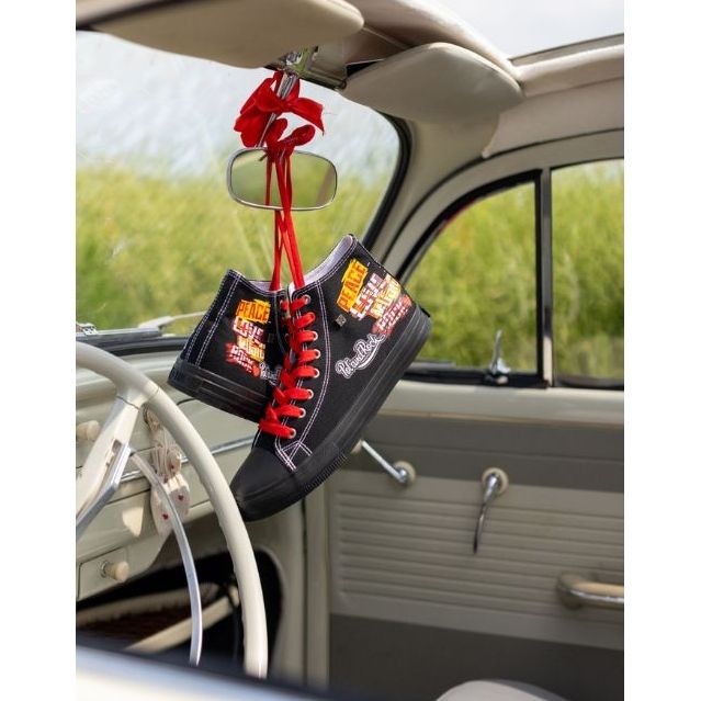 Dámské tenisky - 30. Pol 'and'Rock x Big Star OO274A701 - Předobjednávka černá 2