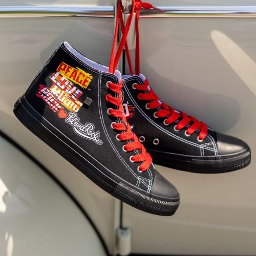 Pánské vysoké tenisky - 30. Pol 'AND'ROCK X Big Star OO174801 - Předprodej černá 2