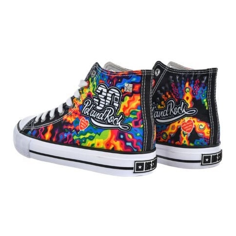 Pánské vysoké tenisky - 30. Pol 'AND'ROCK X Big Star OO174800 - Předobjednávka černá 2