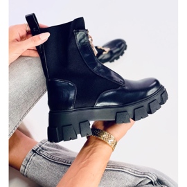 Kozačky se svrškem Ragna Black černý 1