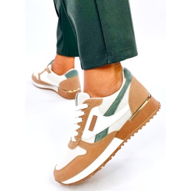 Dámské sportovní tenisky, bílé a béžové bílý 3