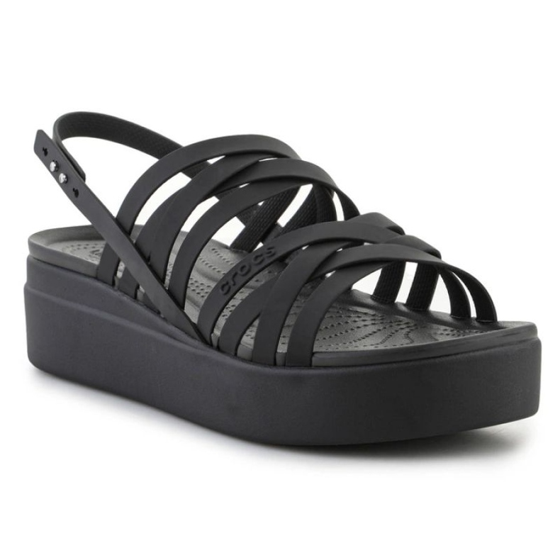 Sandály Crocs Brooklyn Strappy Lowwdg 206751-001 černý 1