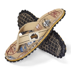 Žabky Gumbies Islander Cestovatelské žabky GU-FFISL132 béžový 1 Žabky Gumbies Islander Cestovatelské žabky GU-FFISL132 béžový 1