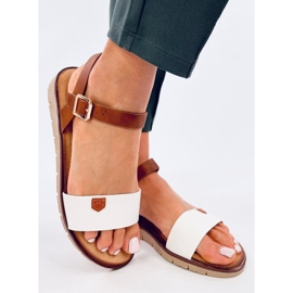 Dámské sandály Almera White bílý 1 Dámské sandály Almera White bílý 1