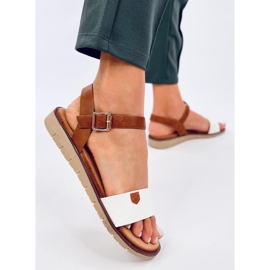 Dámské sandály Almera White bílý 2 Dámské sandály Almera White bílý 2