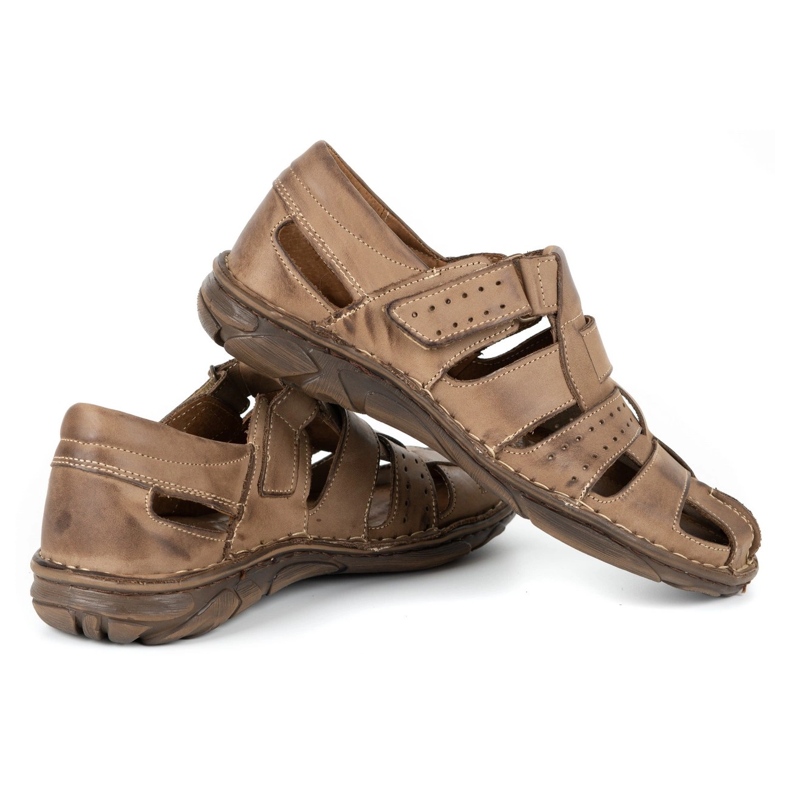 Olivier Pánské sandály 467 hnědé hnědý 2