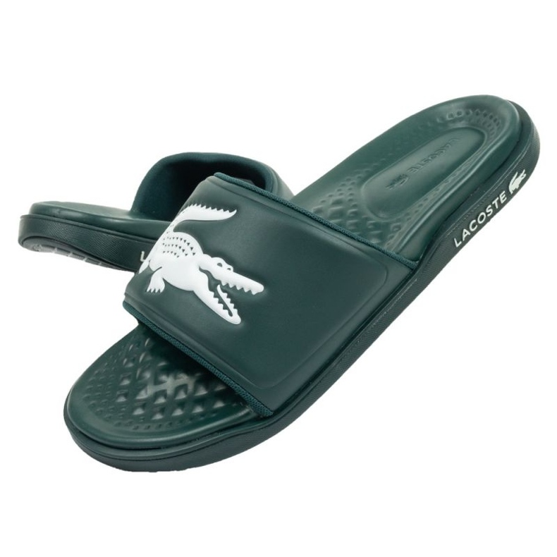 Lacoste Croco Dualiste žabky 202D2 743CMA00202D2 zelený 1