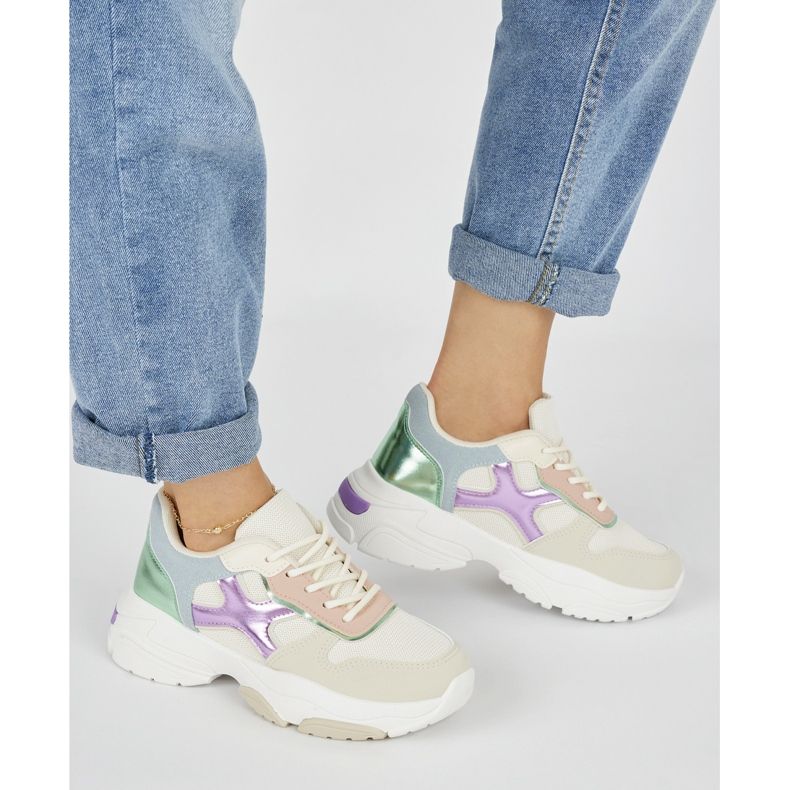 Seastar Vícebarevné dámské tenisky béžový 2