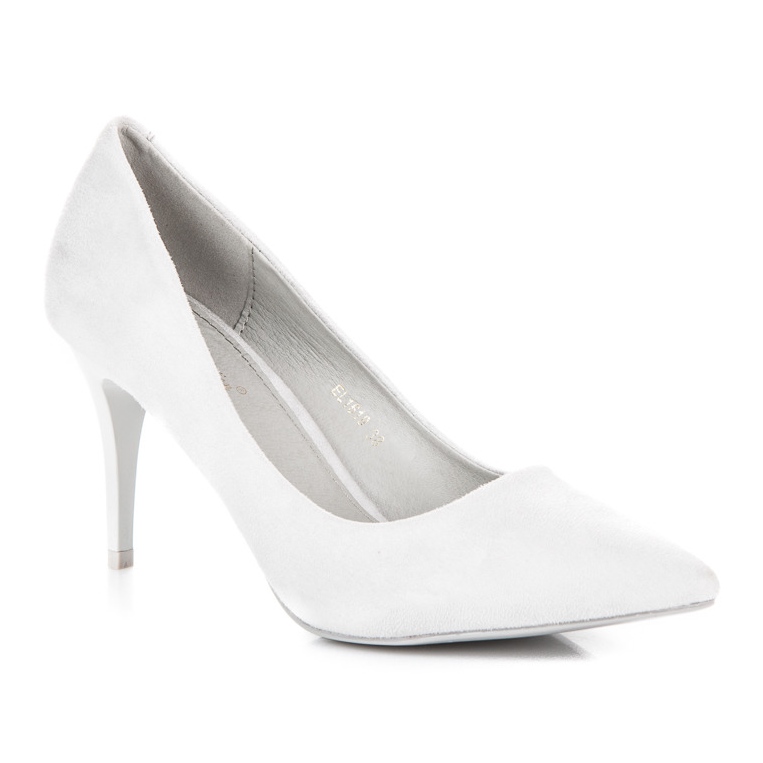 Comer Semišové podpatky šedá 1