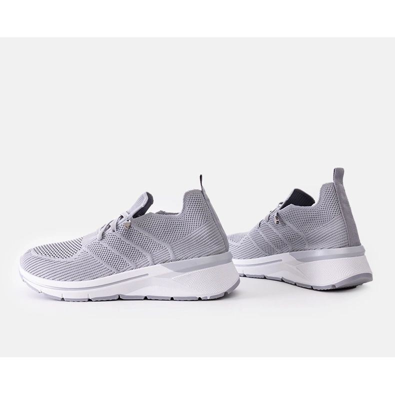 Šedé nazouvací tenisky Gaberla šedá 1