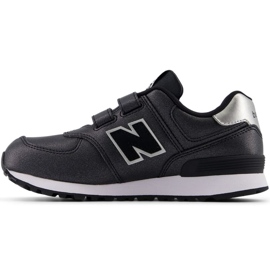 Tenisky New Balance se zapínáním na suchý zip PV574FM černý 1