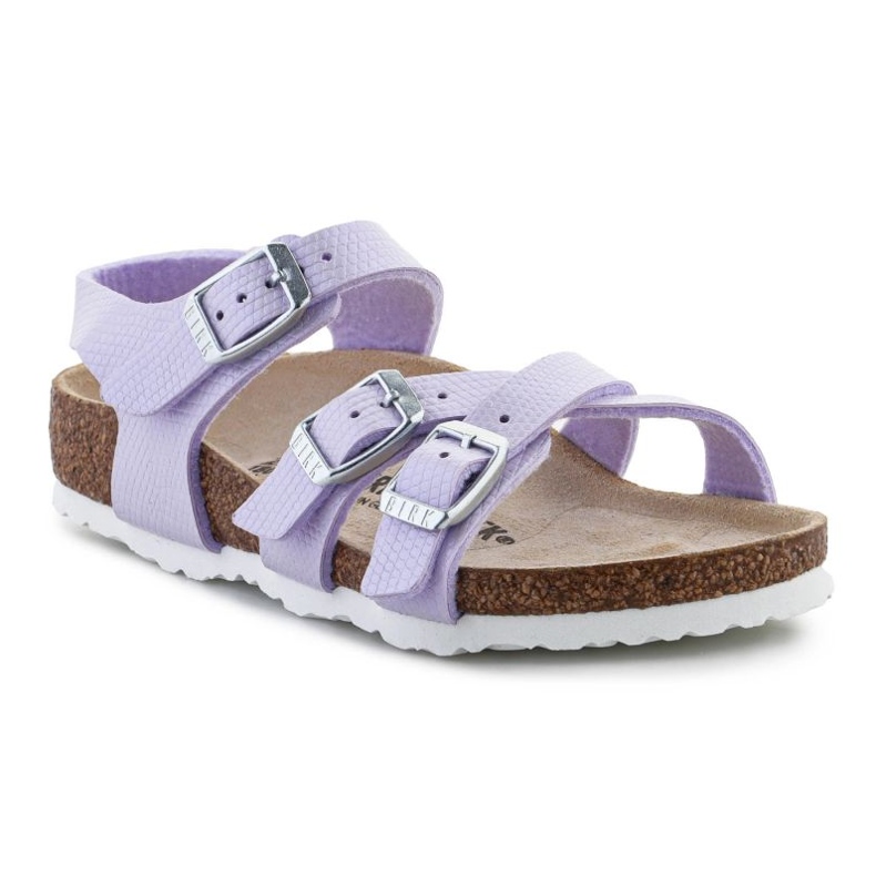 Sandály Birkenstock Kumba Shiny Lizard 1026907 fialová 1