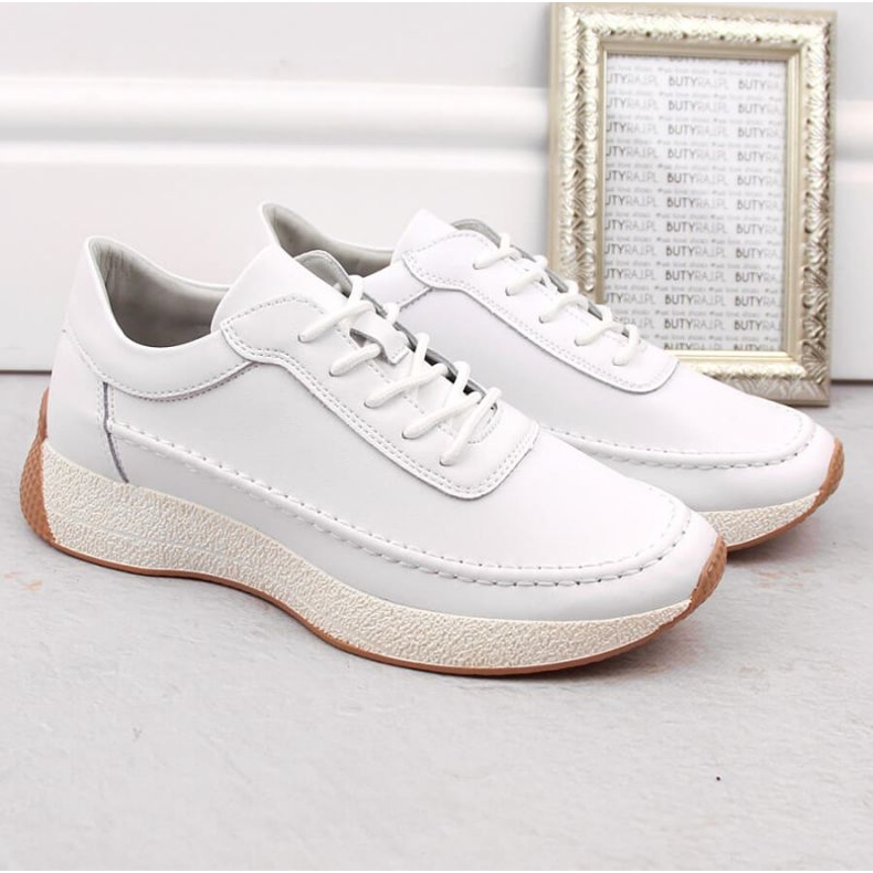 Sportovní boty Sergio Leone SP013 SK432D bílý 2