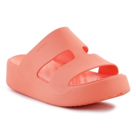 Žabky Crocs Getaway Platform H-Strap 209409-84F pomerančový 1