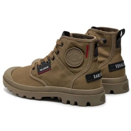Boty Palladium Papa Hi Patch 79117-308-M hnědý 1