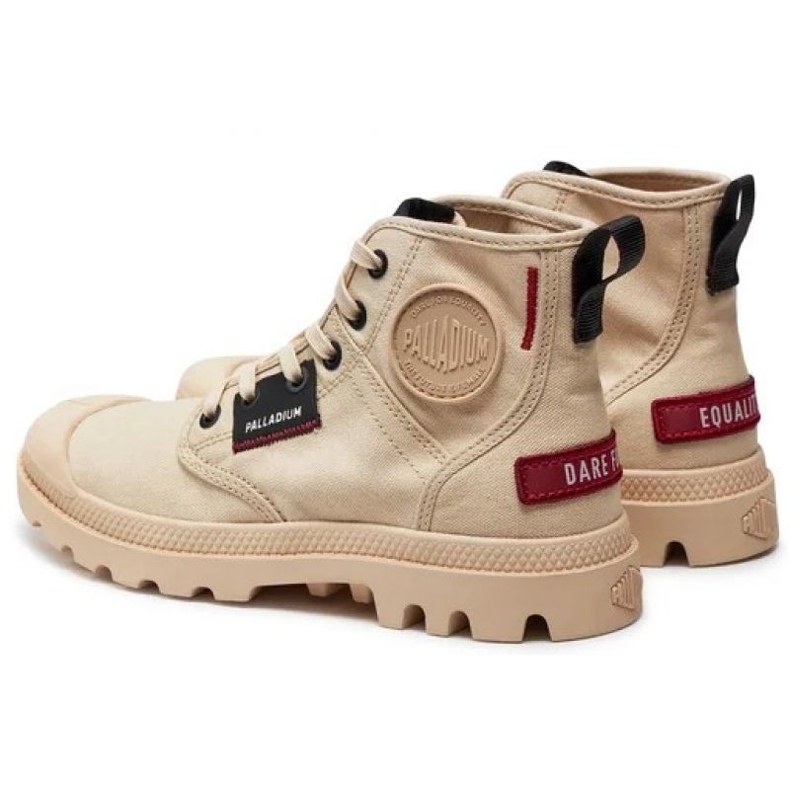 Boty Palladium Papa Hi Patch 79117-260-M béžový 1