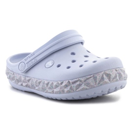 Žabky Crocs Crockband Geometric Glitter Band Clog 210134-5AF fialová 1