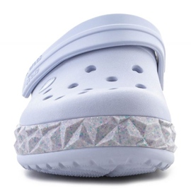 Žabky Crocs Crockband Geometric Glitter Band Clog 210134-5AF fialová 2