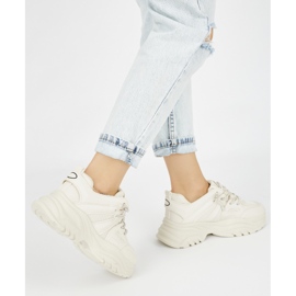 Dámské béžové tenisky béžový 2