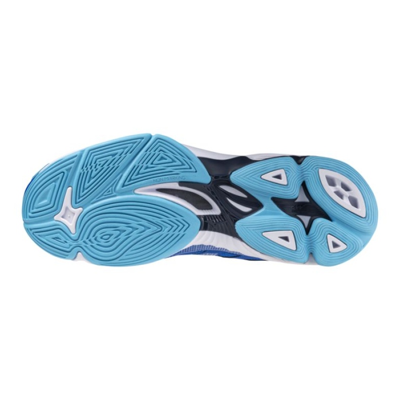 Boty Mizuno Wave Voltage 2 Mid V1GA246501 modrý 1