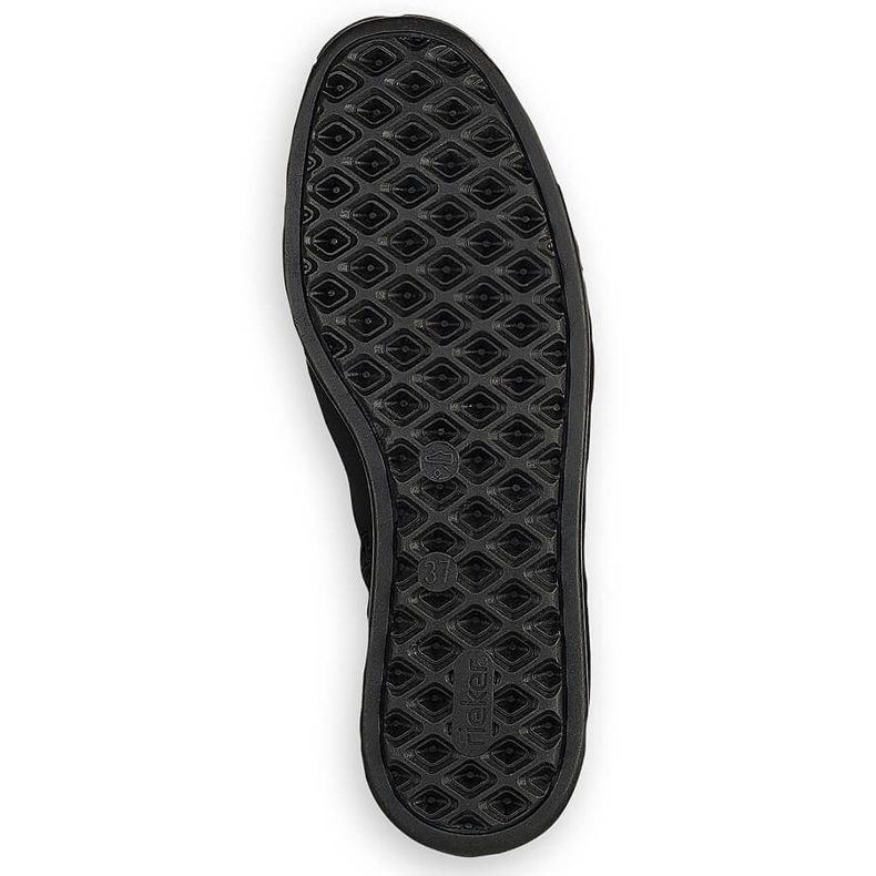 Černé zateplené dámské kozačky Rieker 98251-00 černá 2