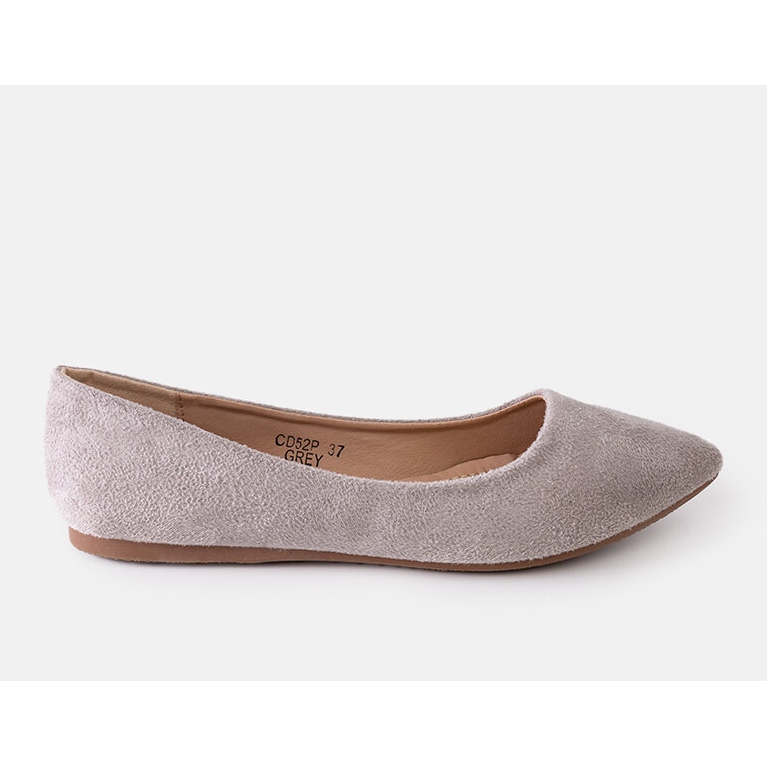 Šedé balerínky Fadila šedá 1