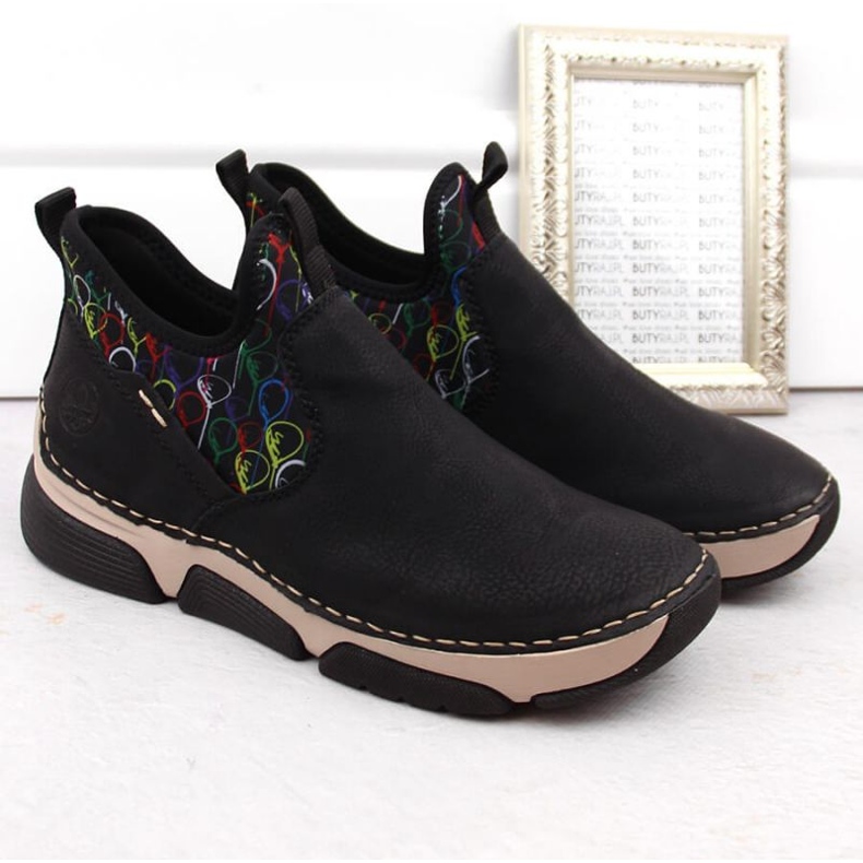 Komfortní Rieker 45957-00 W RKR697 černá 2