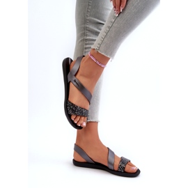 Dámské sandály 82429 Ipanema Vibe Sandal Fem Black and Silver černá 3 Dámské sandály 82429 Ipanema Vibe Sandal Fem Black and Silver černá 3