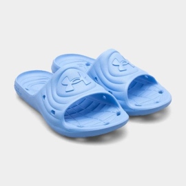 Pánské pantofle Under Armour Locker Iv Sl 3023758-402 modrý 2 Pánské pantofle Under Armour Locker Iv Sl 3023758-402 modrý 2