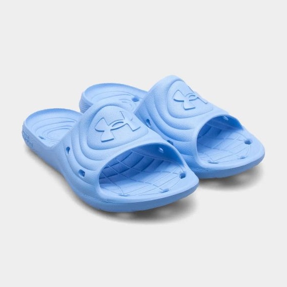 Pánské pantofle Under Armour Locker Iv Sl 3023758-402 modrý 2 Pánské pantofle Under Armour Locker Iv Sl 3023758-402 modrý 2