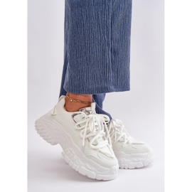 Dámské Tenisky Na Masivní Podrážce, Bílá Nevela bílý 1