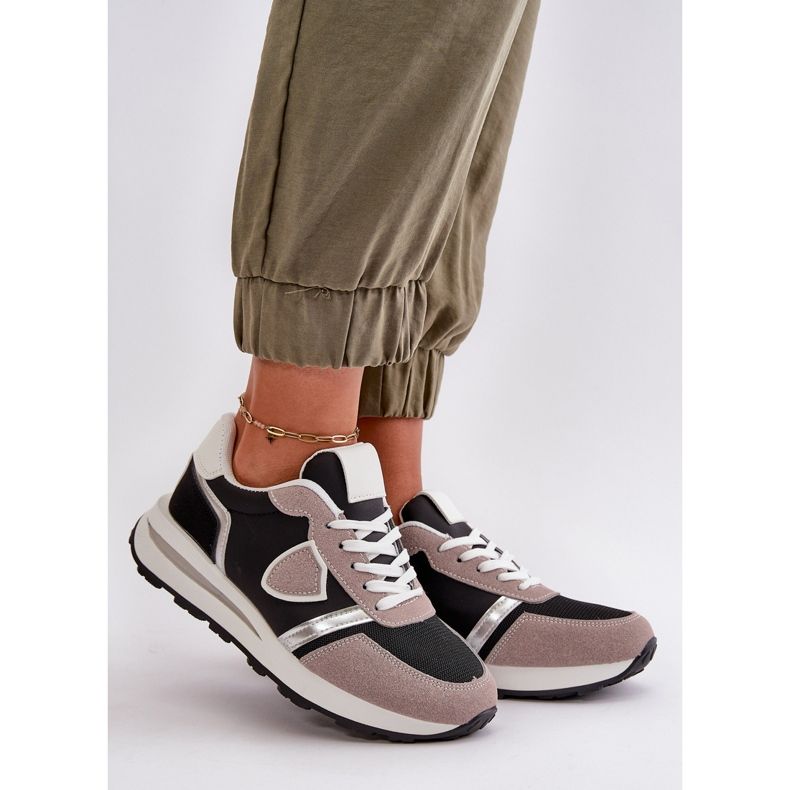 Dámské tenisky s třpytivým černým Velaniela černá 1