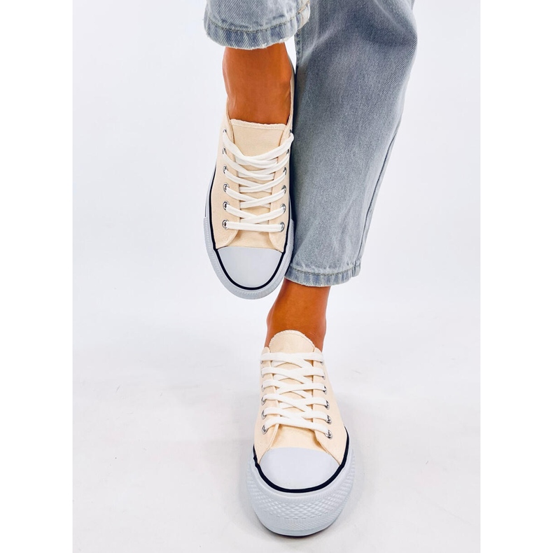 Dámské klasické tenisky Fargis Beige béžový 1 Dámské klasické tenisky Fargis Beige béžový 1