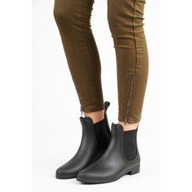 Vices New Collection Černé holínky, svěráky černý 1