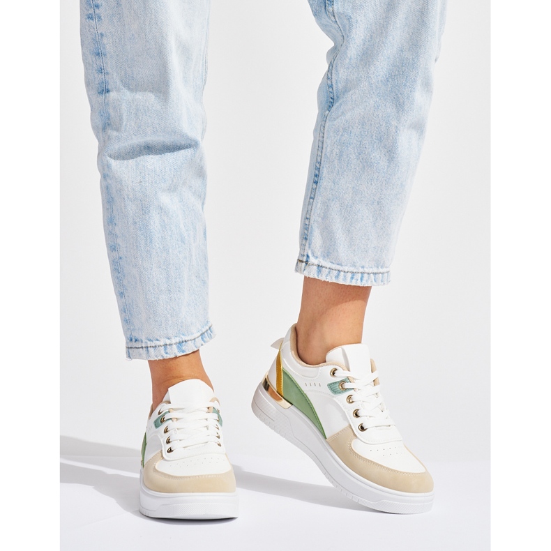 Dámské vícebarevné sportovní boty na platformě vícebarevný 2