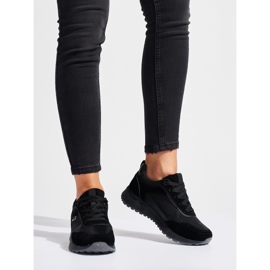 Černé dámské sportovní boty černá 1 Černé dámské sportovní boty černá 1