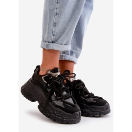 Dámské Tenisky Na Masivní Podrážce, Černá Nevela 1