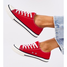 Klasické dámské tenisky Basic Red červený 1