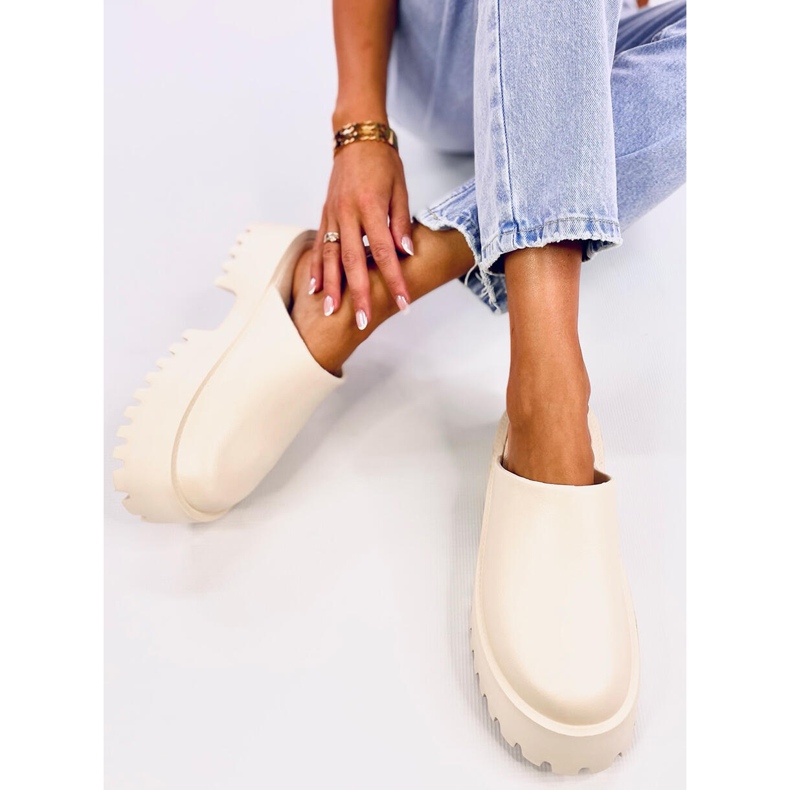 Pěnové dřeváky Ernest Beige béžový 2 Pěnové dřeváky Ernest Beige béžový 2