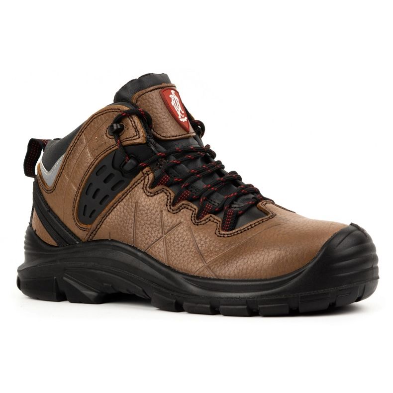 Pánské boty URGENT 131/S1 hnědé hnědý 1