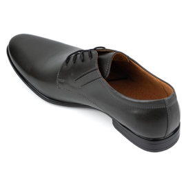 Olivier Pánské společenské boty z kůže, elegantní, 480 šedá 7