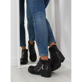 Černé vojenské boty 669 black černý 1