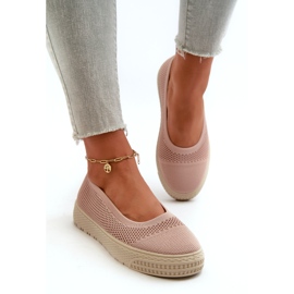 News Dámské nazouvací tenisky na platformě, růžové růžový 2