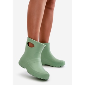 Dámské voděodolné holínky LEMIGO Garden 752 Mint zelený 2