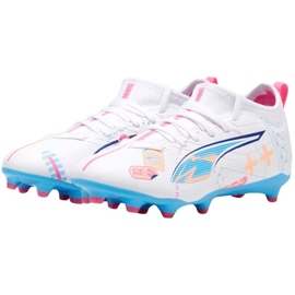 Kopačky Puma Ultra 5 Match Vol. Up FG/AG 108065 01 bílý 2