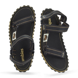 Gumbies Tracker Sandály Unisex Black GU-SATRA001 černá 3