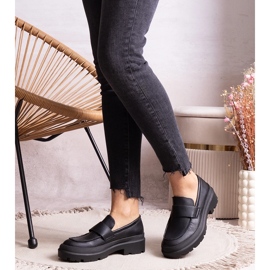 Černé boty vyrobené z eko kůže Seraphin černá 2