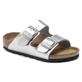 Žabky Birkenstock Arizona Kids Bs 1019147 stříbrný 1 Žabky Birkenstock Arizona Kids Bs 1019147 stříbrný 1