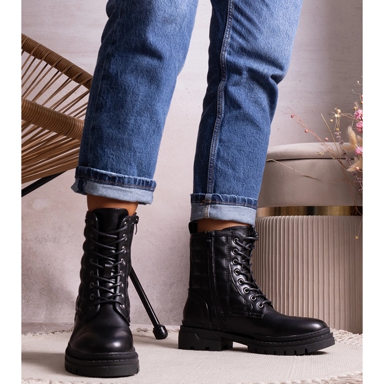 Černé boty Tellin černá 1